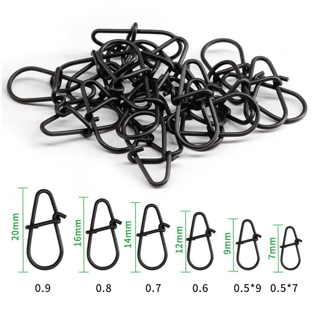 Fishing Equipment Cheap - 100 Pz/lotto Nero Opaco A Scatto