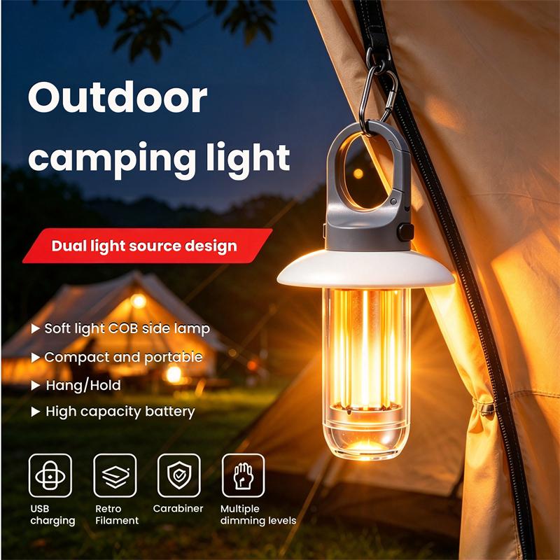 Fishing Equipment Carp - Torcia LED ricaricabile con 5 modalità,