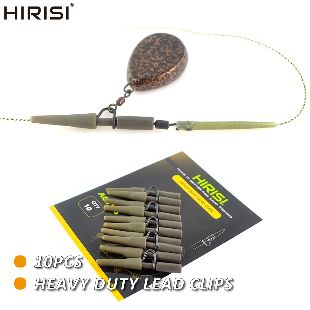 Ice Fishing Tip Up - Hirisi 10 clip per piombo resistenti