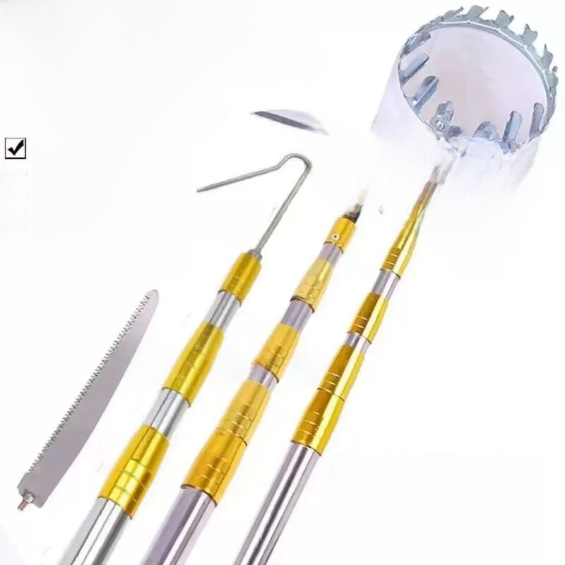 Fishing Equipment Carp - Asta allungabile in acciaio inossidabile, lunga,