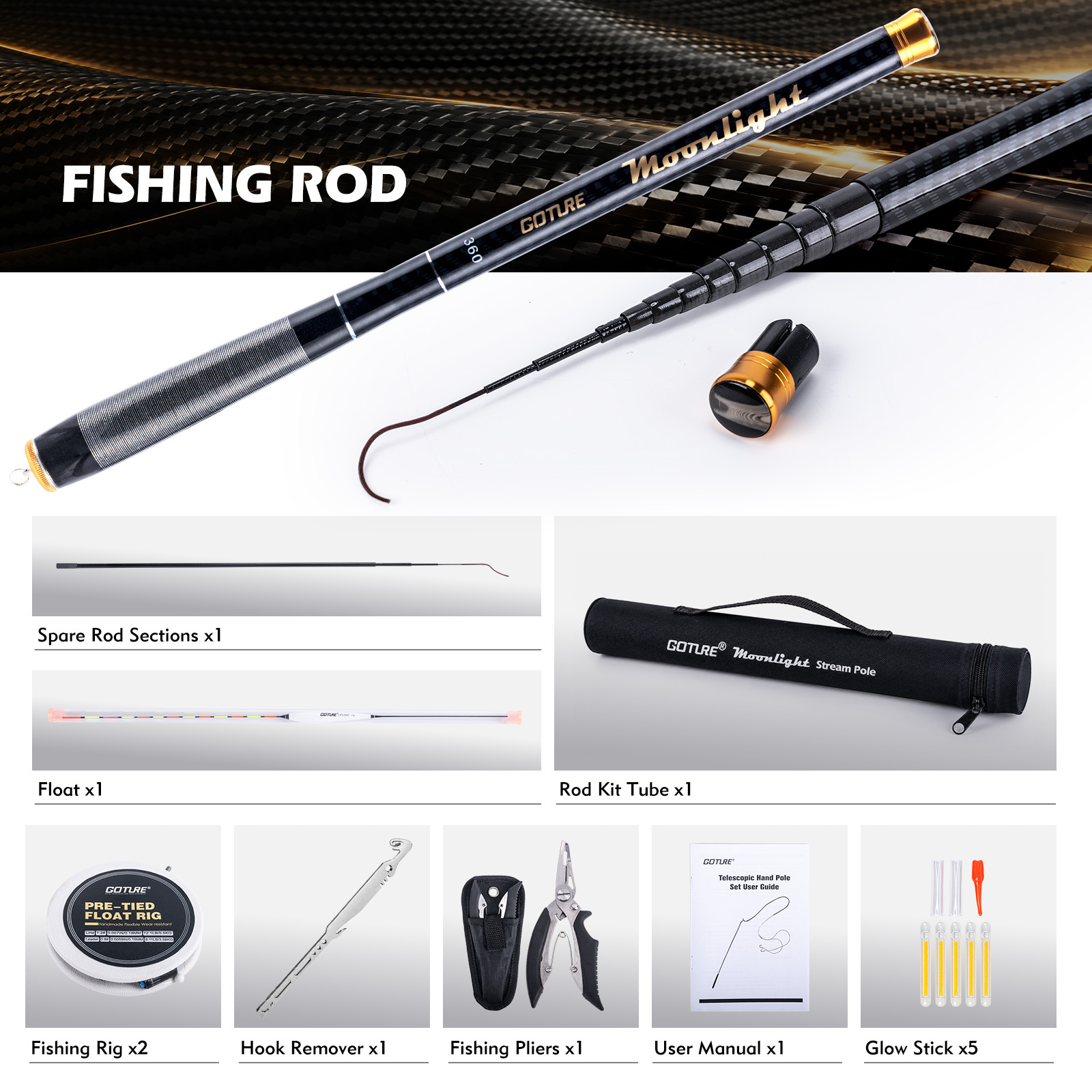 Canna da pesca telescopica Got - Fishing Equipment Bag recensione e prezzo