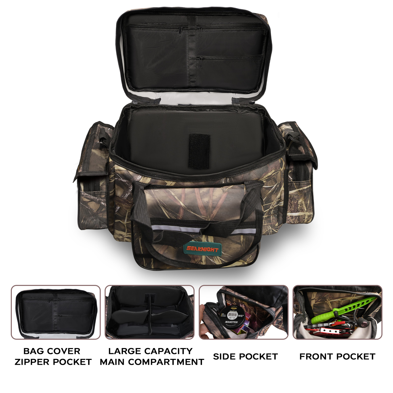 La borsa da pesca di grandi di - Fishing Equipment Brands recensione e prezzo