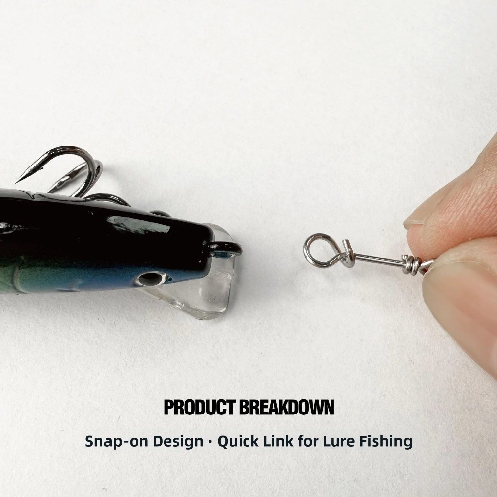 100 pezzi, clip a molla in acc - Fishing Equipment Cheap recensione e prezzo